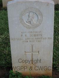 Dar Es Salaam War Cemetery - Schuin, P R